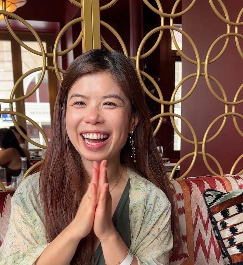 Portrait of Joei Chan laughing